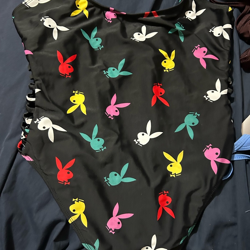 Playboy Bunny Print Swimsuit